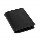 Portofel vertical din piele naturala DiAmanti Petrucci Nero
